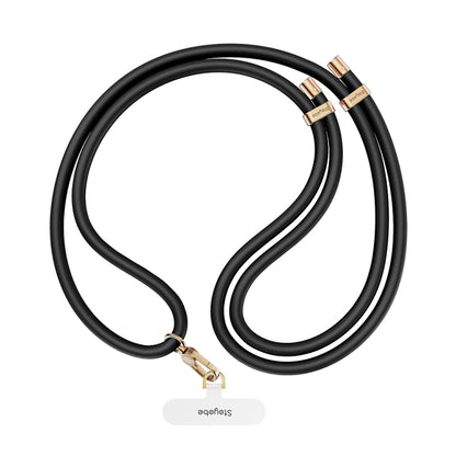 DUX DUICS PL-ONE Universal Silicone Phone Lanyard(Black) - Lanyards & Wrist Straps by DUX DUCIS | Online Shopping UK | buy2fix