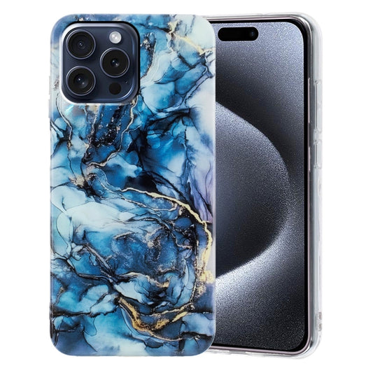 For iPhone 16 Pro IMD Marble TPU Phone Case(Grey) - iPhone 16 Pro Cases by buy2fix | Online Shopping UK | buy2fix