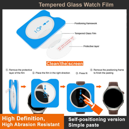 For Samsung Watch 7 40mm BT imak Tempered Glass Watch Film, Self-positioning Version - Screen Protector by imak | Online Shopping UK | buy2fix