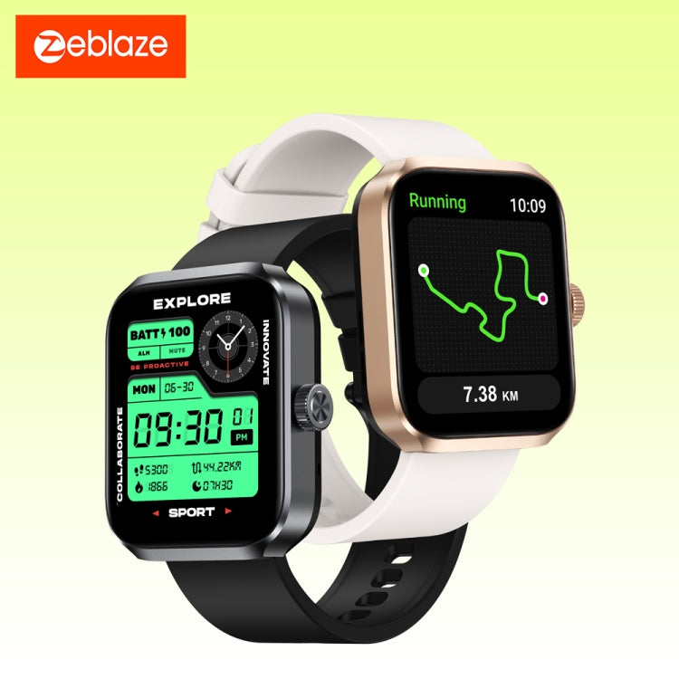 Zeblaze Beyond 3 Plus 1.78 inch Screen Stylish GPS Smart Watch, Support Bluetooth Calling / Heart Rate / Blood Oxygen Monitor(White) - Smart Watches by Zeblaze | Online Shopping UK | buy2fix