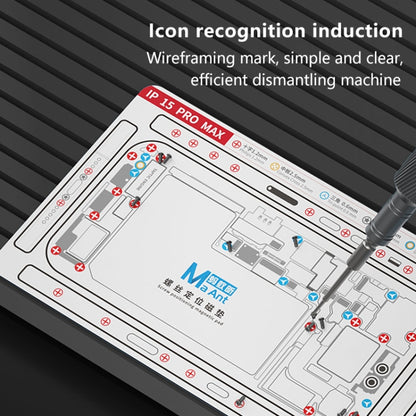 For iPhone 15 MaAnt Double-sided Screw Positioning Flexible Soft Magnetic Pad - Magnetic Screws Mat by MaAnt | Online Shopping UK | buy2fix