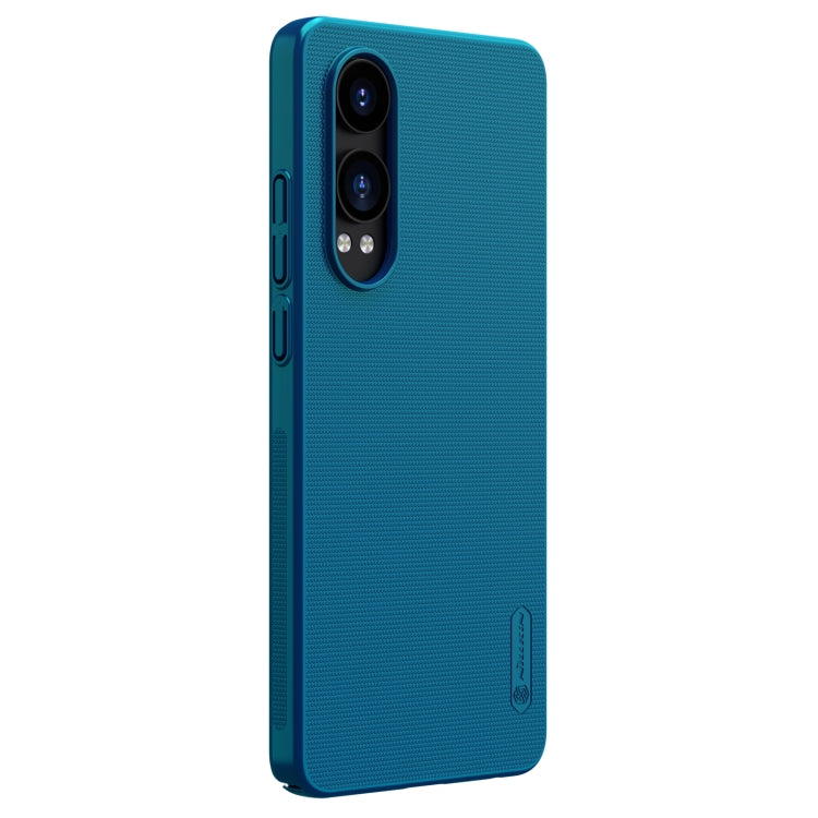 For OnePlus Nord CE4 Lite / OPPO K12x NILLKIN Frosted PC Phone Case(Blue) - OnePlus Cases by NILLKIN | Online Shopping UK | buy2fix