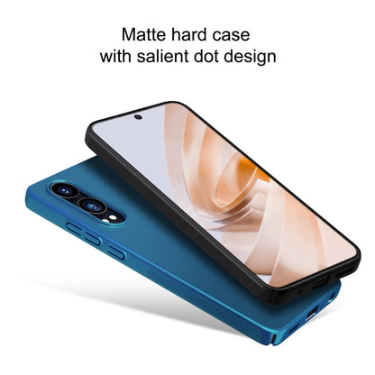 For OnePlus Nord CE4 Lite / OPPO K12x NILLKIN Frosted PC Phone Case(Blue) - OnePlus Cases by NILLKIN | Online Shopping UK | buy2fix