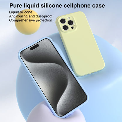 For iPhone 16 Pro Max Precise Hole Liquid Silicone Jelly Color Full Coverage Phone Case(Sugar Orange Color) - iPhone 16 Pro Max Cases by buy2fix | Online Shopping UK | buy2fix