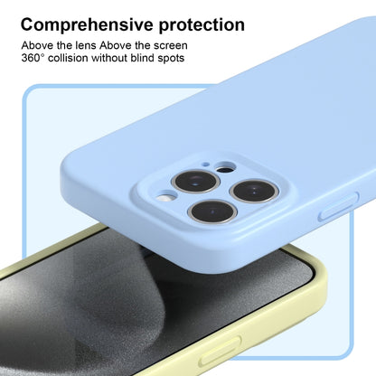 For iPhone 16 Plus Precise Hole Liquid Silicone Jelly Color Full Coverage Phone Case(Milk Yellow) - iPhone 16 Plus Cases by buy2fix | Online Shopping UK | buy2fix