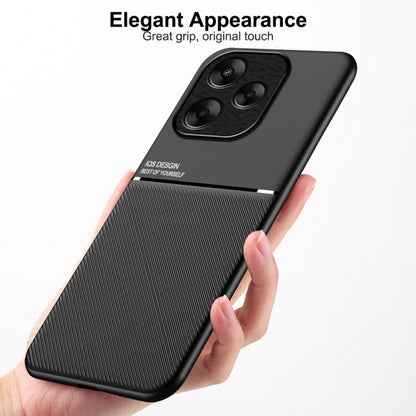 For Redmi K70 Ultra Classic Tilt Strip Grain Magnetic Shockproof PC + TPU Phone Case(Black) - Xiaomi Cases by buy2fix | Online Shopping UK | buy2fix