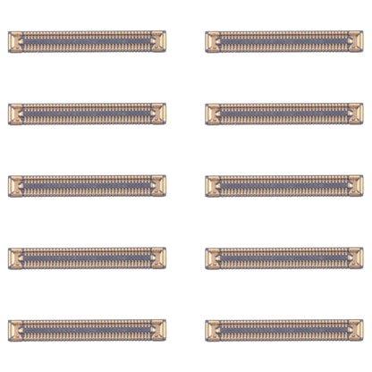 For Samsung Galaxy A13 SM-A135F 10pcs Motherboard LCD Display FPC Connector - Galaxy A Series Parts by buy2fix | Online Shopping UK | buy2fix