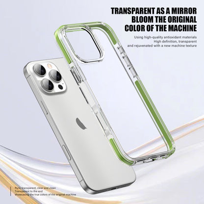 For iPhone 16 Pro TPE Airbag TPU+ PC Full Coverage Phone Case(White) - iPhone 16 Pro Cases by buy2fix | Online Shopping UK | buy2fix