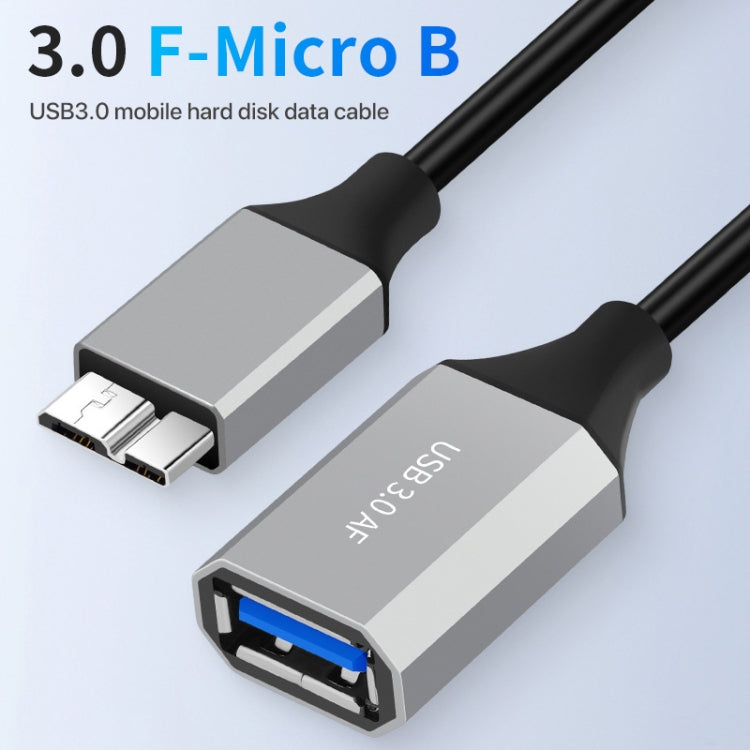 USB 3.0 A Female to Micro B Mobile Hard Disk Adapter Cable, Length:0.5m - USB 3.0 by buy2fix | Online Shopping UK | buy2fix