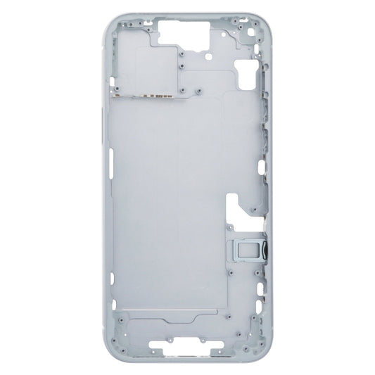 For iPhone 15 Plus Middle Frame Bezel Plate with Side Keys + Card Tray, Version:US Version(Blue) - LCD Related Parts by buy2fix | Online Shopping UK | buy2fix