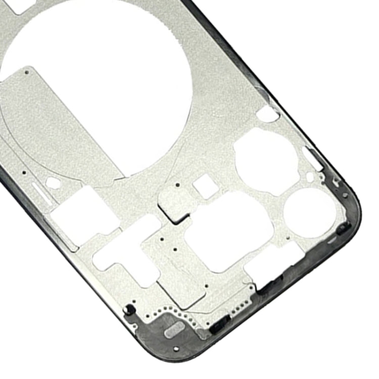 For iPhone 15 Pro Max Middle Frame Bezel Plate with Side Keys + Card Tray, Version:US Version(Black) - LCD Related Parts by buy2fix | Online Shopping UK | buy2fix