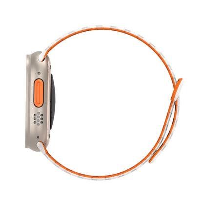 For Apple Watch Series 6 44mm DUX DUCIS KJ Series Magnetic Buckle Silicone Watch Band(Starlight Orange) - Watch Bands by DUX DUCIS | Online Shopping UK | buy2fix