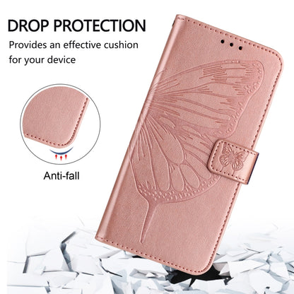 For Redmi K70 Ultra 5G Global Embossed Butterfly Leather Phone Case(Rose Gold) - Xiaomi Cases by buy2fix | Online Shopping UK | buy2fix