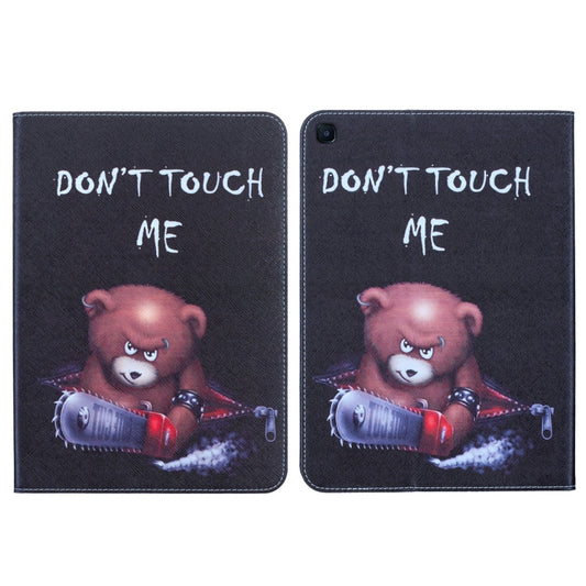 For Samsung Galaxy Tab S6 Lite 2024 Colored Drawing Leather Tablet Case(Bear) - Other Galaxy Tab PC by buy2fix | Online Shopping UK | buy2fix