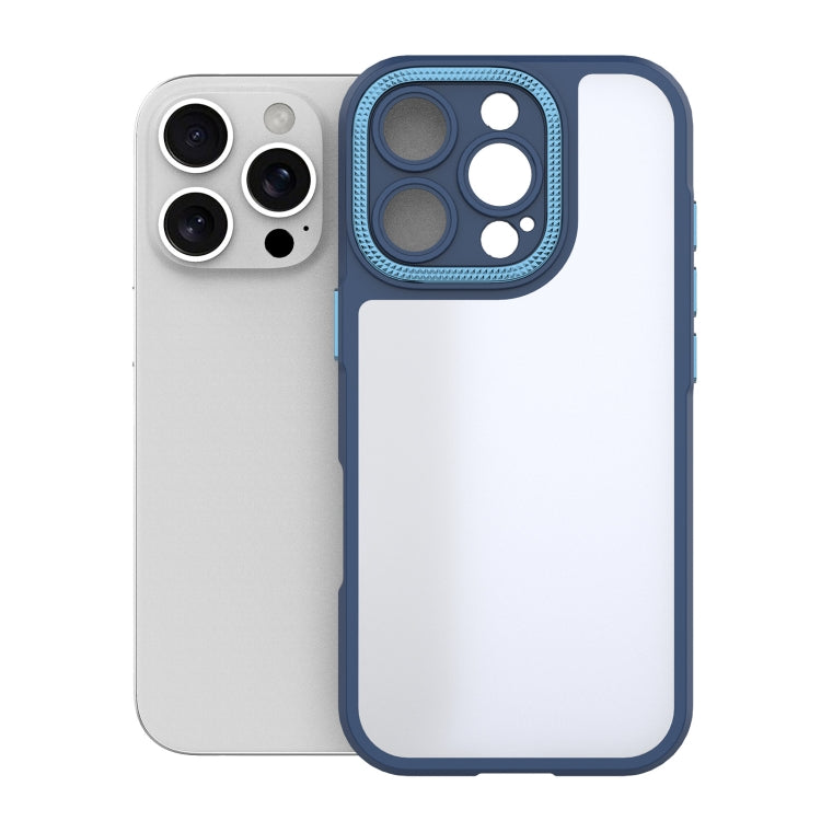 For iPhone 16 Pro Bodyguard Micro Matte PC Hybrid TPU Phone Case(Blue) - iPhone 16 Pro Cases by buy2fix | Online Shopping UK | buy2fix