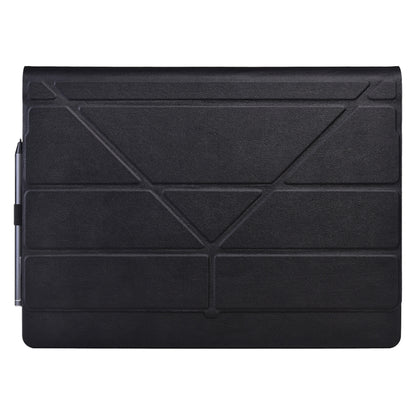 For Microsoft Surface Book 13.5 inch i5 Deformation All-inclusive Leather Laptop Case(Black) - Screen & Keyboard Cover by buy2fix | Online Shopping UK | buy2fix