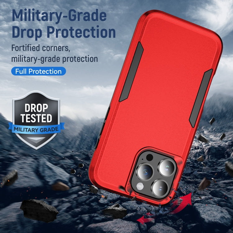 For iPhone 16 Pro Pioneer Armor Heavy Duty PC + TPU Phone Case(Red+Black) - iPhone 16 Pro Cases by buy2fix | Online Shopping UK | buy2fix