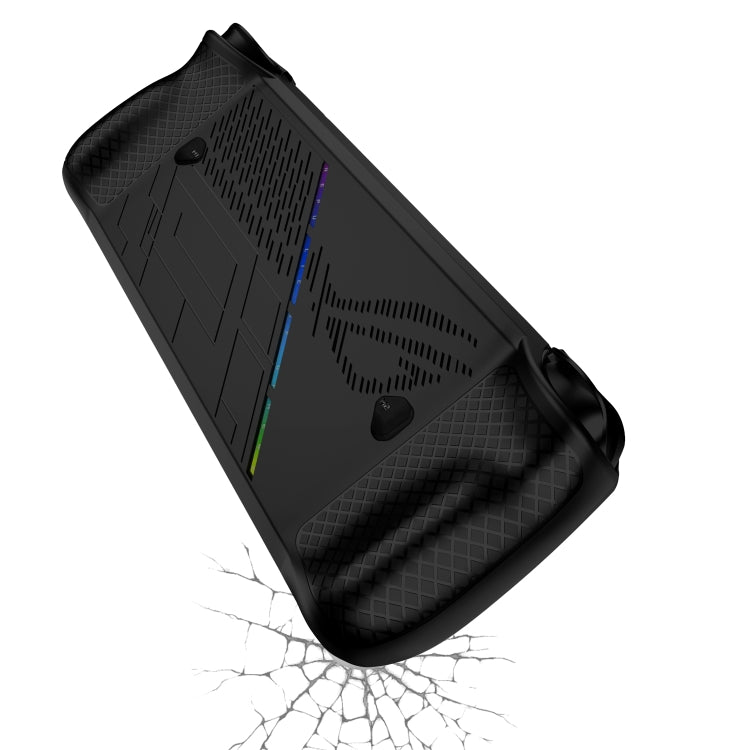 For ASUS ROG Ally X Game Console Silicone Protective Case(Black) - Accessories by buy2fix | Online Shopping UK | buy2fix