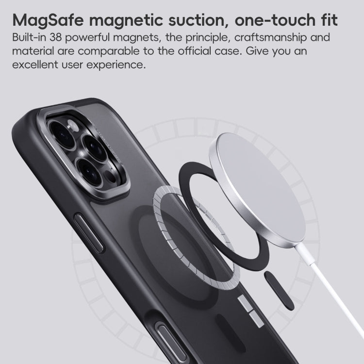 For iPhone 16 Plus Frosted MagSafe Magnetic Phone Case(Titanium Blue) - iPhone 16 Plus Cases by buy2fix | Online Shopping UK | buy2fix