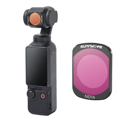 For DJI Osmo Pocket 3 Sunnylife Camera Lens Magnetic Metal Filter, No Impact On Gimbal Reset, Filter:ND16 - Lens Accessories by Sunnylife | Online Shopping UK | buy2fix