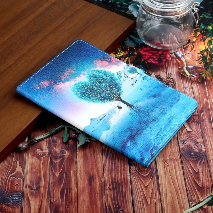 For iPad Pro 11 2024 Colored Drawing Pattern Flip Leather Smart Tablet Case(Tree) - iPad Pro 11 2024 Cases by buy2fix | Online Shopping UK | buy2fix