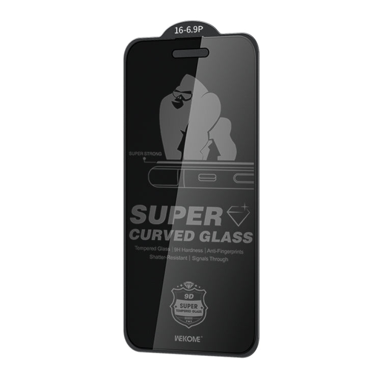 For iPhone 16 Plus / 15 Plus WK WTP-093 King Kong 6D Curved 360 Degree Privacy Tempered Glass Film - iPhone 16 Plus Cases by WK | Online Shopping UK | buy2fix