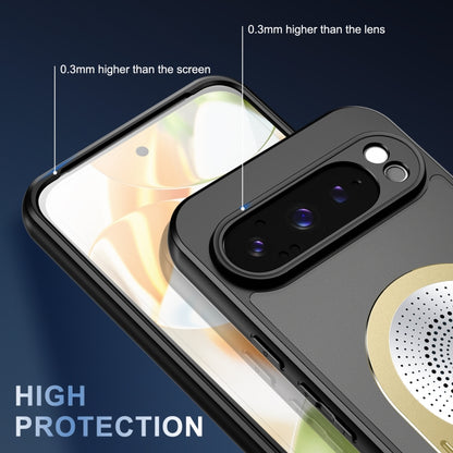 For Google Pixel 9 Pro XL Heat Dissipation Aromatherapy Holder Phone Case(Gold) - Google Cases by buy2fix | Online Shopping UK | buy2fix