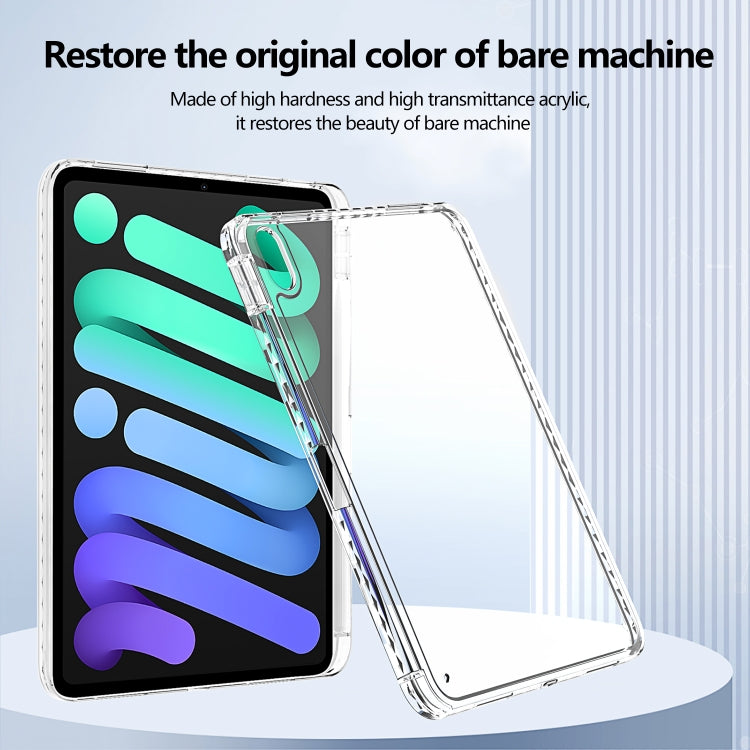 For iPad Air 11 2025 / 2024 / 2022 10.9 Acrylic Hybrid TPU Tablet Case with Pen Slot(Transparent) - iPad Air 11 2025 / 2024 Cases by buy2fix | Online Shopping UK | buy2fix