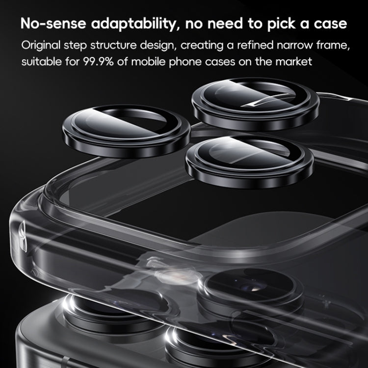 For iPhone 16 Pro Benks King Kong Series Corning Single Metal Lens Protective Film(Black) - iPhone 16 Pro Tempered Glass by Benks | Online Shopping UK | buy2fix