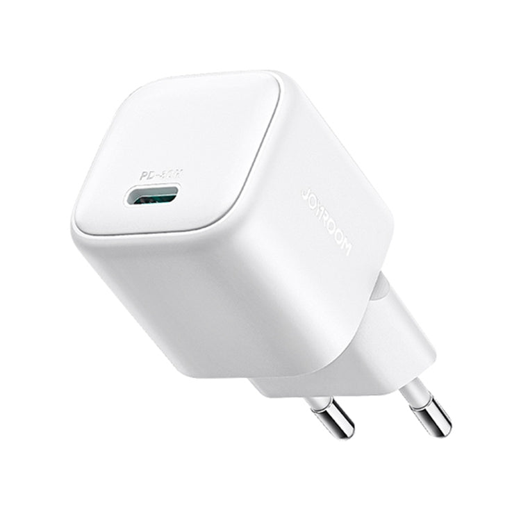 JOYROOM JR-TCG15 30W GaN USB-C / Type-C Port Mini Charger, Plug:EU Plug(White) - USB Charger by JOYROOM | Online Shopping UK | buy2fix