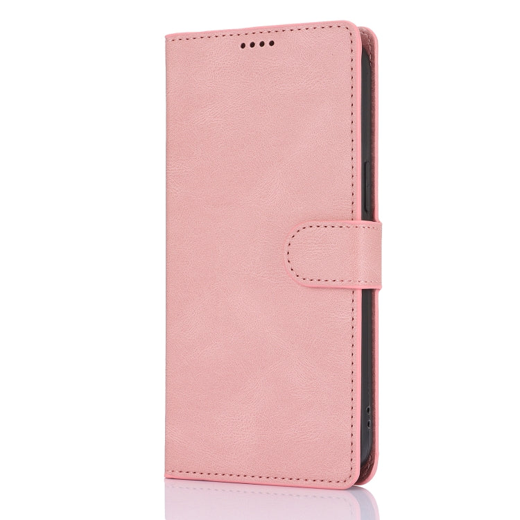 For iPhone 16 Pro Max Fantasy Skin-feel Calfskin Texture Leather Phone Case(Pink) - iPhone 16 Pro Max Cases by buy2fix | Online Shopping UK | buy2fix