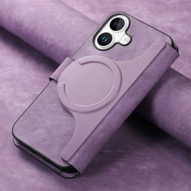 For iPhone 16 CaseNeo MagSafe RFID Anti-theft Retro Leather Phone Case(Purple) - iPhone 16 Cases by CaseNeo | Online Shopping UK | buy2fix