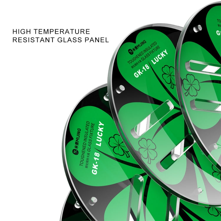 Mijing GK18 Orbicular Universal Toughened Insulated Glass Motherboard Repair Fixture - Repair Fixture by MIJING | Online Shopping UK | buy2fix