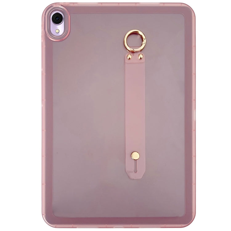 For Huawei MatePad 11 2023 / 2024 Wristband Holder PC Hybrid TPU Soft Tablet Case(Pink) - Huawei by buy2fix | Online Shopping UK | buy2fix