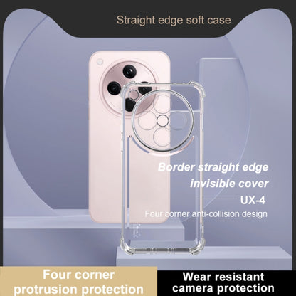 For OPPO Find X8 5G IMAK UX-4 Series Four-corner Shockproof Phone Case(Transparent) - Find X8 Cases by imak | Online Shopping UK | buy2fix