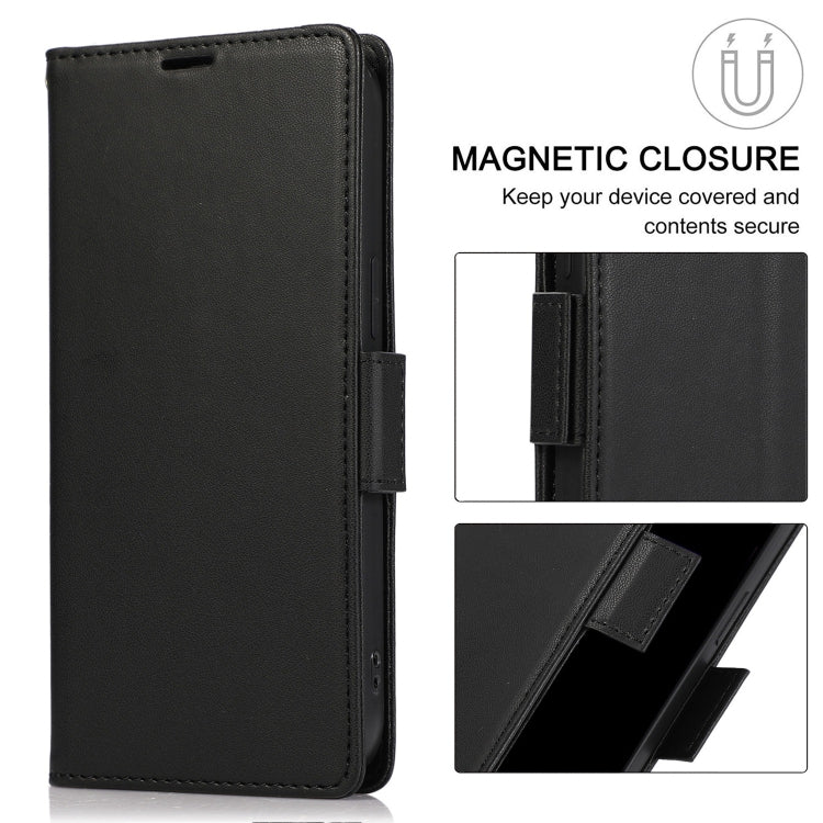 For Samsung Galaxy S25+ / S24+ 5G Side Buckle RFID Anti-theft Leather Phone Case(Black) - Galaxy S25+ 5G Cases by buy2fix | Online Shopping UK | buy2fix