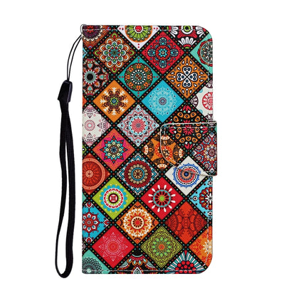 For Samsung Galaxy S25 Ultra 5G Colored Drawing Pattern Leather Phone Case(Ethnic Style) - Galaxy S25 Ultra 5G Cases by buy2fix | Online Shopping UK | buy2fix