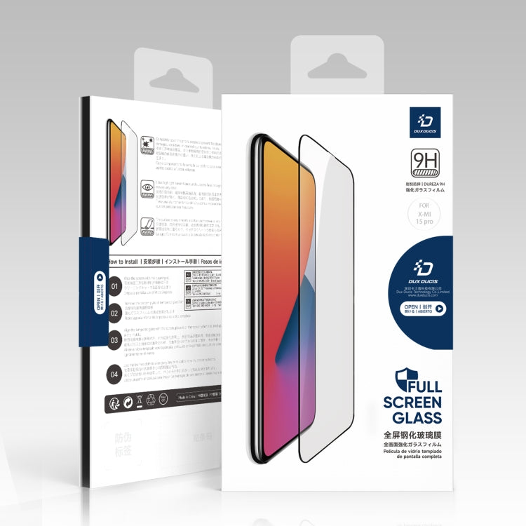 For Xiaomi 15 Pro 10pcs DUX DUCIS 0.33mm 9H Medium Alumina Tempered Glass Film - 15 Pro Tempered Glass by DUX DUCIS | Online Shopping UK | buy2fix