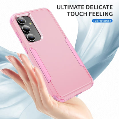 For Samsung Galaxy S25 5G TPU + PC Shockproof Protective Phone Case(Pink) - Galaxy S25 5G Cases by buy2fix | Online Shopping UK | buy2fix