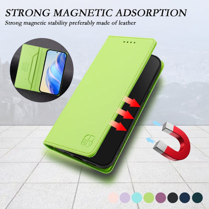 For Samsung Galaxy S24+ / S25+ 5G RC01 Dual-Folded Magnetic Suction RFID Leather Phone Case(Grass Green) - Galaxy S25+ 5G Cases by buy2fix | Online Shopping UK | buy2fix