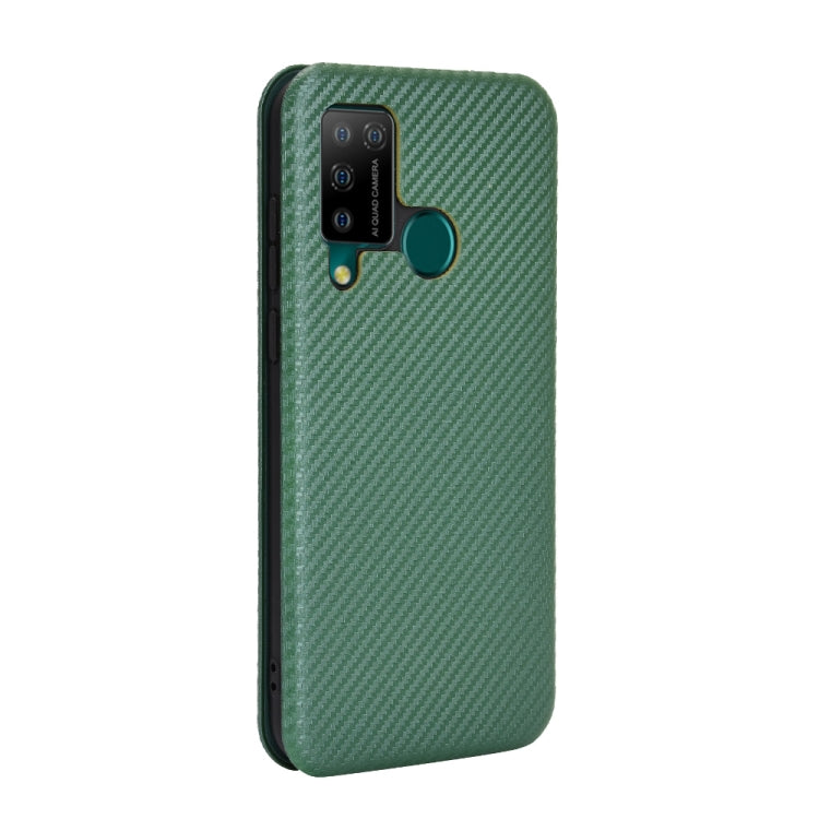 For DOOGEE N20 Pro Carbon Fiber Texture Horizontal Flip TPU + PC + PU Leather Case with Card Slot(Green) - More Brand by buy2fix | Online Shopping UK | buy2fix