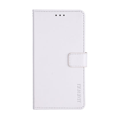 For DOOGEE N20 Pro idewei Crazy Horse Texture Horizontal Flip Leather Case with Holder & Card Slots & Wallet(White) - More Brand by idewei | Online Shopping UK | buy2fix