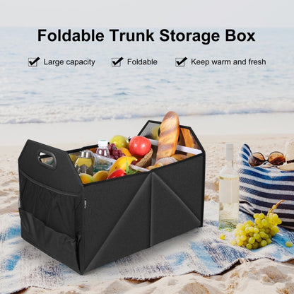 FunAdd Foldable Storage Fresh Box Vehicle Trunk Organizer Bag Transportation Fresh-keeping Box (Black) - Stowing Tidying by FunAdd | Online Shopping UK | buy2fix