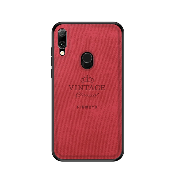 PINWUYO Shockproof Waterproof Full Coverage PC + TPU + Skin Protective Case for Huawei Y7 Prime (2019) (Red) - Huawei Cases by PINWUYO | Online Shopping UK | buy2fix