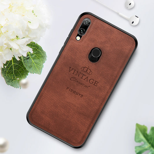 PINWUYO Shockproof Waterproof Full Coverage PC + TPU + Skin Protective Case for Huawei Y7 Prime (2019) (Brown) - Huawei Cases by PINWUYO | Online Shopping UK | buy2fix