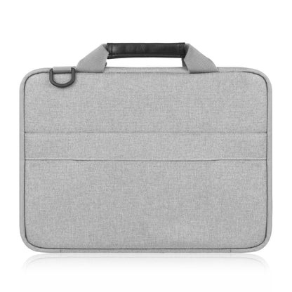 HAWEEL 14.0 inch -16.0 inch Briefcase Crossbody Laptop Bag For Macbook, Lenovo Thinkpad, ASUS, HP(Grey) - 15 inch by HAWEEL | Online Shopping UK | buy2fix