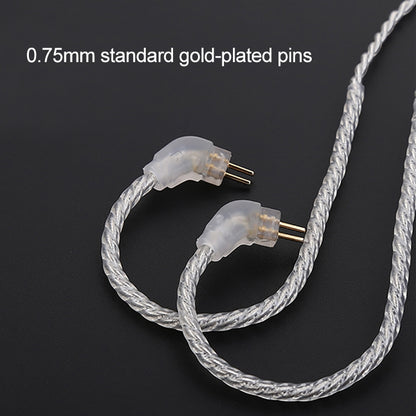 TRN Silver Plated Upgrade Cable Headphones Cable with A2DC Connection for TRN V10 V20 Earphone - Cable & Splitter by TRN | Online Shopping UK | buy2fix