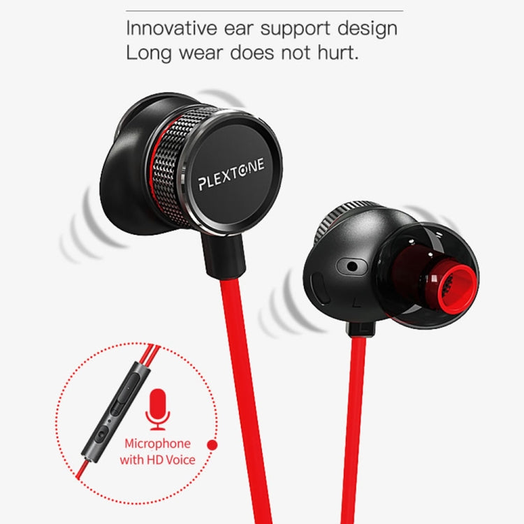 PLEXTONE G15 3.5mm Gaming Headset In-ear Wired Magnetic Stereo With Mic(Black) - In Ear Wired Earphone by PLEXTONE | Online Shopping UK | buy2fix