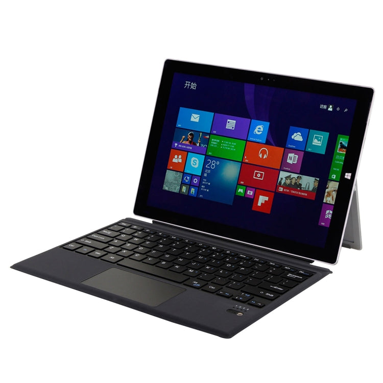 1089A Magnetic Charging Bluetooth V3.0 Keyboard + Microfiber Leather Tablet Case for Microsoft Surface Pro 3 / 4 / 5 / 6(Black) - Others Keyboard by buy2fix | Online Shopping UK | buy2fix