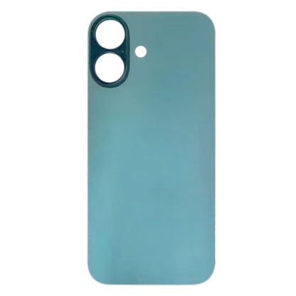 For iPhone 16 Plus Easy Replacement Big Camera Hole Glass Back Battery Cover(Green) -  by buy2fix | Online Shopping UK | buy2fix